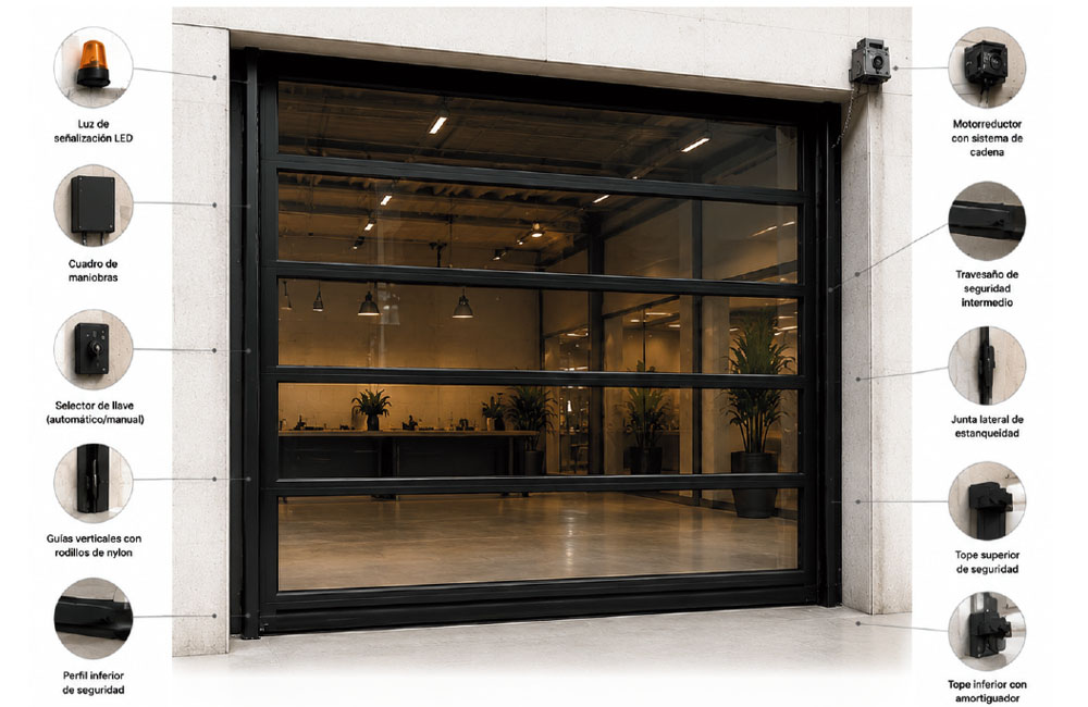 Puertas de guillotinas